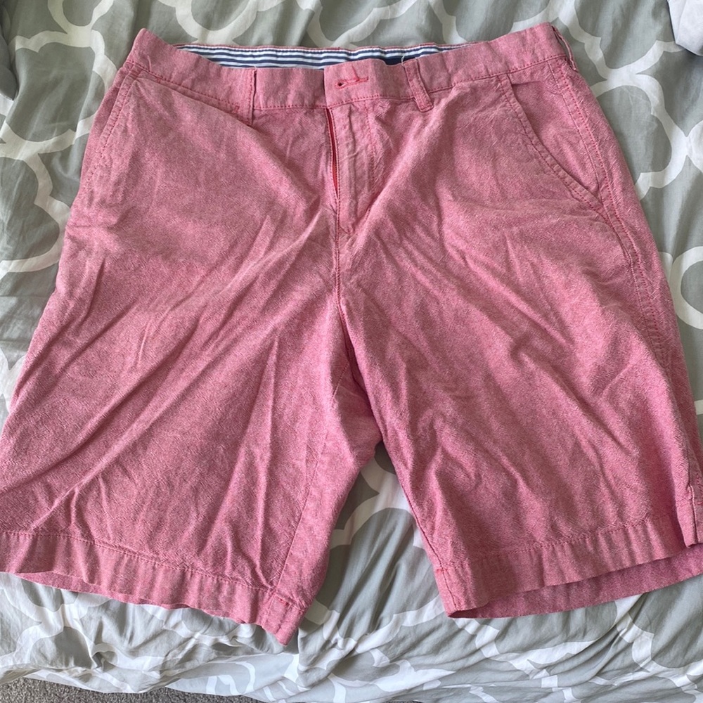 Salmon mens jean shorts